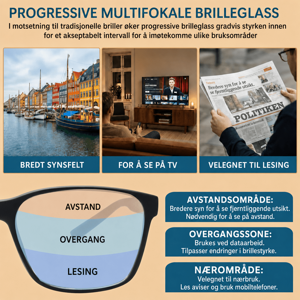 Multifokale adaptive briller - AVABeauty.no
